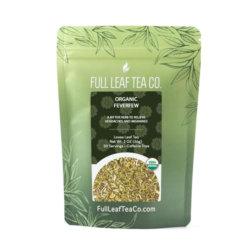 Organic Feverfew 2 oz Full Leaf Tea Company