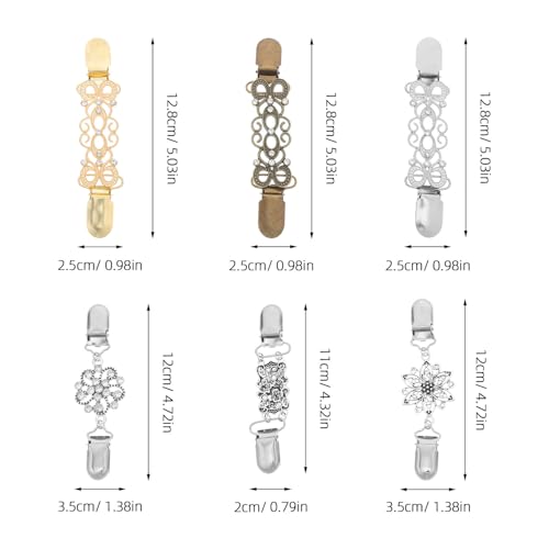 Pinces à châle multifonctions pour pull et gilet, la solution pour fixer vos vêtements - 2