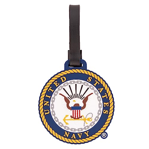 Desert Cactus US Navy PVC Luggage Tag ID Tag for Bags