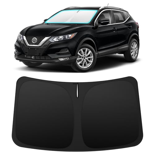 Image of INSAUTO Custom Fit Windshield Sun Shade for Nissan Rogue Sport 2017-2024 | Foldable Front Window Sunshade Car Accessories, UV & Heat Reflector, Keeps Interior Cool, Includes Storage Bag