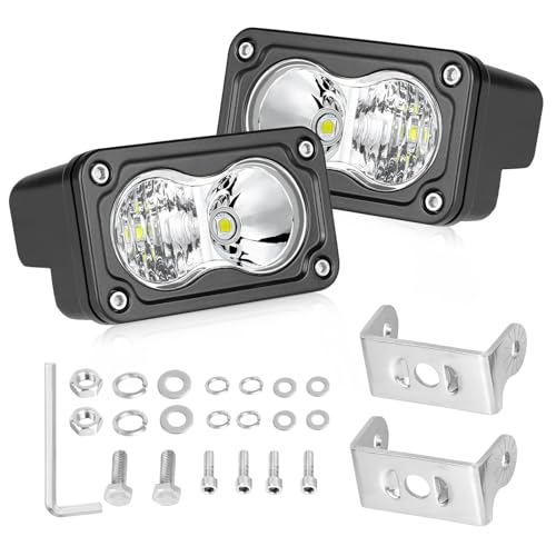 Image of LED Pods 3 Inch 40W CREE LED Off Road Driving Lights Ditch Lights | High Intensity CREE LEDs, Spot Flood Combo Small LED Fog Lights Pods 2pcs for Truck Motorcycle SUV UTV ATV Dirt Bike Surron