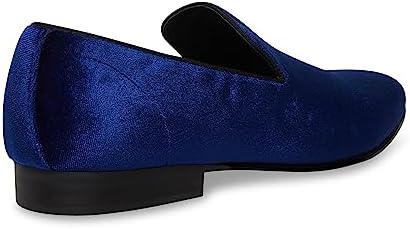 Steve Madden Men's Laight Velvet Smoking Slipper, Blue Velvet, 11.5 M | Image 5