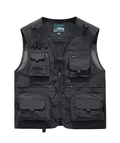 Occasione: questo gilet in maglia traspirante occasionale è perfetto per tour dei safari, pesca, escursioni, campeggio, viaggi, fotografia, giornalismo, qualsiasi attività di avventura, lavoro e tempo libero quotidiano ed è l'ideale per una vasta gamma di attività all'aperto