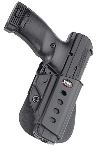 Fobus HPP Evolution Holster for Hi-Point .380, .40, .45, 9mm, Ruger American 9mm Compact, 9mm & .40 Full, P94, P95, P97 (with or Without Rail), SR45, Right Hand Paddle