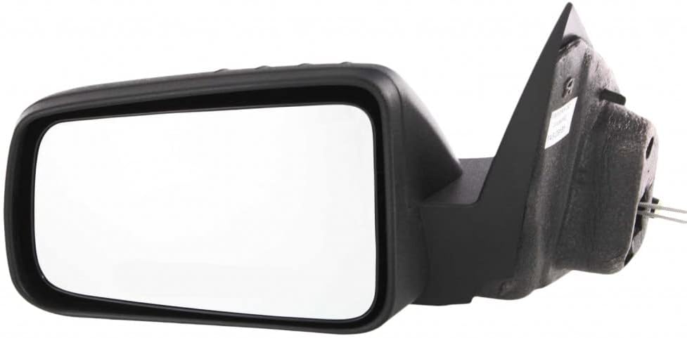 For Ford Focus 2008 2009 2010 2011 Door Mirror Driver Side | Manual Glass | w/ 4 Ridges | Replacement For FO1320316 | 615343106809