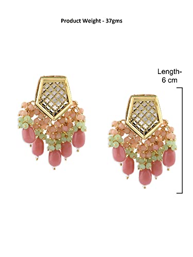 Cluster Beads Drop Earring, Vibrant Gift