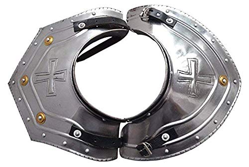 New Medieval Neck Iron Gorget Knight Greek German Gothic Steel Plate Armor