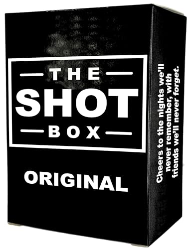The Shot Box Original – Party Drinking Game, Competitive, Fun,