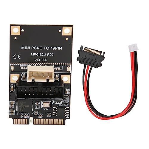 Mini carte d'extension PCIE vers USB 3.2 GEN1 19 broches interne compatible Windows 11 10 - 7