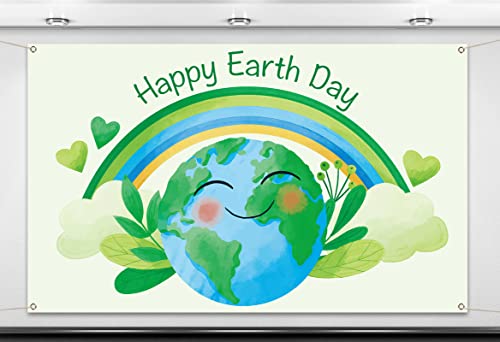 Nepnuser Happy Earth Day Photo Booth Backdrop April 22 Travel