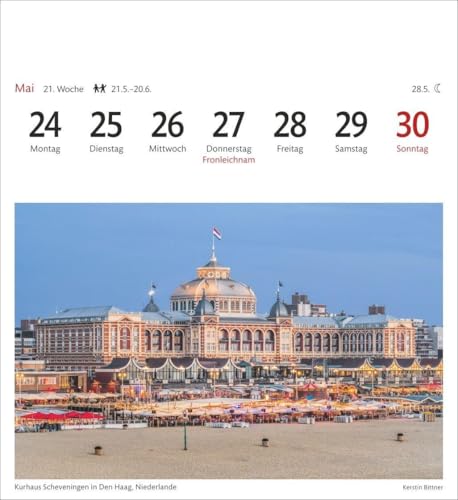 Nordseeküste Sehnsuchtskalender 2027 - Wochenkalender mit 53 Postkarten: Reise-Kalender mit 53 hochwertigen Postkarten der schönsten Reiseziele an der Nordsee. Postkartenkalender 2027 – vue 2