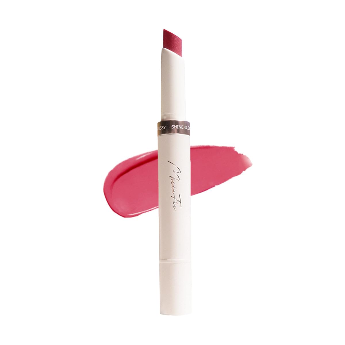MilleFée MilleFee Glow Lips - Luster Lipstick for Anti-Falling & Highly Moisturizing - Sparkling Finish (06 Baby Pink)
