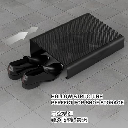 Portable Anti-Slip Step Stool - Sturdy One-Step Design, Durable One-Piece Metal Construction, Non-Slip Surface, Heavy-Duty Load Capacity for Home & Office Use