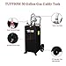 TUFFIOM 30 Gallon Fuel Gas Caddy w/Wheels & Manual Siphon Pump, Portable Diesel Fuel Transfer Storage Tank w/8.9ft Hose, Gasoline Can Container for ATV Car Mowers Tractor Boat Motorcycle