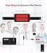 Red Light Therapy for Body - LED Red & Infrared Light Therapy Belt Device with 850nm Near Light and 660nm Red Therapy Light for Back Shoulder Muscle Pain Relief