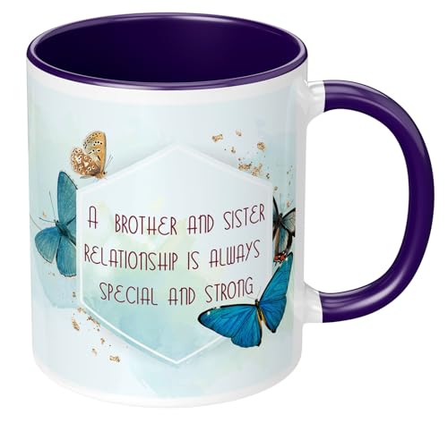 Image of Raksha Bandhan Gifts Printed Mug with Keychain Best Rakhi Combo Gift for Brother & Sister Rakshabandhan Return Gifts for Sister White 350ml Coffee Mug(Pack of 5)(Combo Set)(RMCKRCG1004)