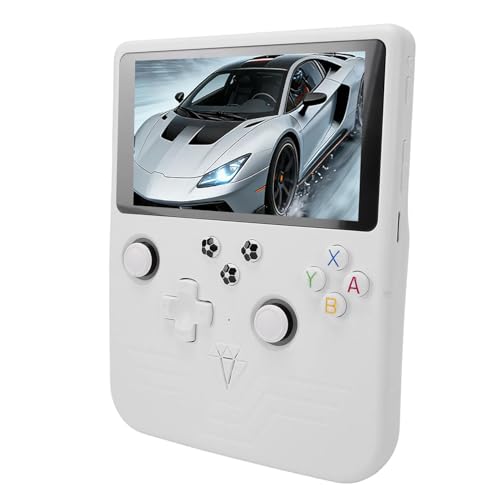 OPPWONG Consola de Juegos Portátil Retro R60MAX, Consola de Juegos Retro Portátil, Consolas de Videojuegos con Pantalla IPS de 6', , Tarjeta de 128 GB, Compatible con Emulador 30+, Batería de 6000