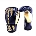 Lxj Guantes de boxeo para hombres, mujeres, niños, guantes de entrenamiento para Sparring Kickboxing Punch Bag Muay Thai Fighting Sparring (negro, 10 oz)