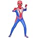 Produktbild Kinder Erwachsene Spiderman-Kostüm Halloween Karneval Cosplay Spiderman Anzug Spandex/Lycra 3D Druck Spiderman Verkleidung Party Anzug,SkyBlue-(125~135cm)