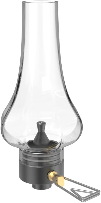 Linterna de camping Fire-Maple Tulip Linternas portátiles de gas propano/isobutano | Sin mantos, sin aceite, sin electricidad, luz de llama natural cálida, aguja de limpieza de chorro incorporada, 84 g