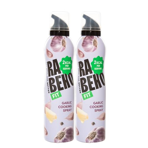 Rabeko Zero spray de cuisson faible en calories | AIL | 800 portions, 2 kcal par pulvérisation | Spray pour frire, griller et cuire | sans additifs, sans...