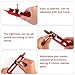 PieJoFpy Precise Contour Scribe Tool Woodworking Profile Scribing Tool Ruler with Adjustable Pencil Holder Upgrade Contour Measuring Tool Measuring Scriber Tools Aluminum Alloy Contour Gauge Tool