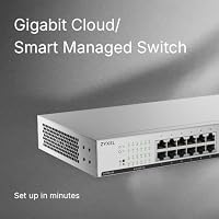 Zyxel LAN Switch 24 Port | Smart Managed Gigabit Netzwerk | GS1915-26v2 – Ansicht 4