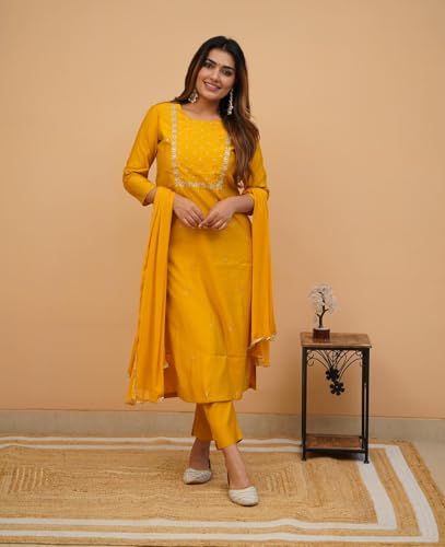 Image of Shiv Textiles Women Kurta Sets for Women