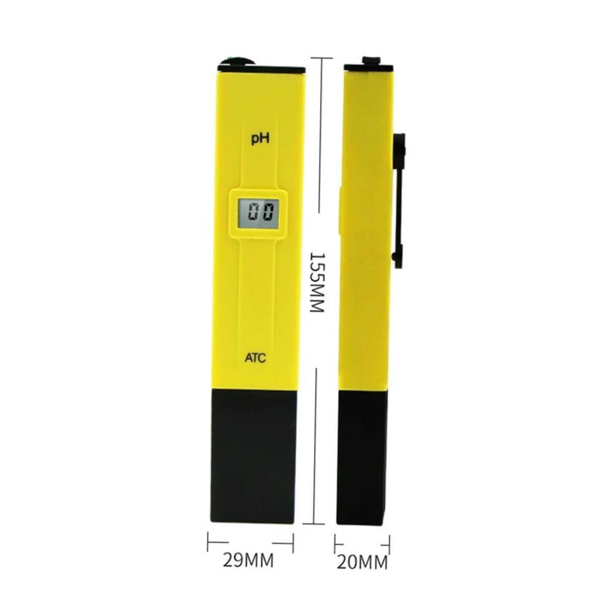 ULTECHNOVO 2 Pz penna misuratore di ph phmetro misuratore piaccametro meter tester tester di della piscina penna dell'acqua misurazione del di digitale Yellow