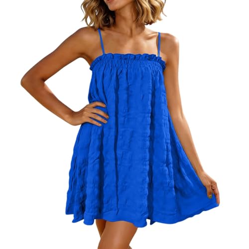 Robe d'été sans manches à col carré pour vos balades et sorties