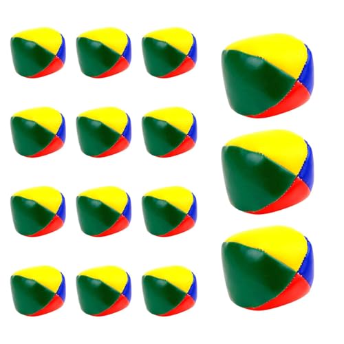 お手玉 15個 セット カラフル ジャグリング ボール おもちゃ 練習 入門 大道芸