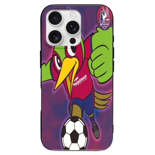 ファジアーノ岡山FC ケース 全面保護 iPhone 16 Pro 対応 傷防止 携帯電話ケース 衝撃吸収 ファイバースキン ォンケース
