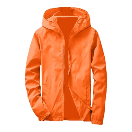 Christmas Jumpers for Men 1/4 Zip Pullover Mens Christmas t-Shirt for Men Sweatshirt Winter Shiny Jacket Motorcycle Hoodie Mens Xmas Sweatshirt boy Leather Jacket ?Orange, XXXXXL