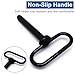 YuGtcen 5/8x4 inch Hitch Pin, Tractor Towing Hitch Pin and Clip, Black Handle Trailer Hitch Pin Gate Pins for Towing RV, Truck, Boat, Car, Tractor