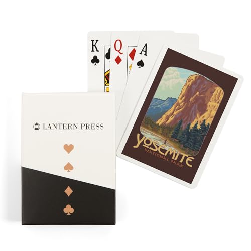 Lantern Press Yosemite National Park, 52 naipes póker