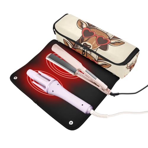 Hot Hair Tools Travel Bag con Mat de Hierro Resistente al Agua Organizador de Herramientas para Planchas, Rizadoras y Secadores miniatura 2