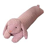 Hofun4U Rabbit Plush Pillow, Rabbit Stuffed Animal, Rabbit Plush Long Pillow for Kids Adults (47 inch)