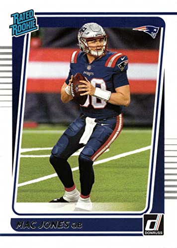 2021 Panini Donruss Football Mac Jones Rated Rookie Card