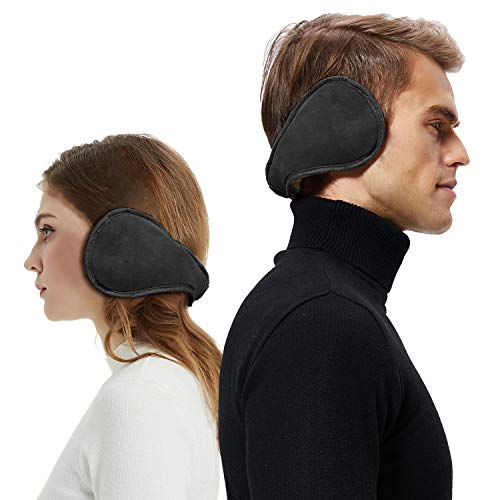Ikepod Sheepskin Wool Snug Earmuffs Ear Warmer - Australian Unisex Classic Earwarmer #TOP5