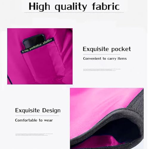 Image of Xray Radiation Apron Shield Half Lead Apron for 0.5mmpb X-Rays Medal Red XL with Lead Thyroid Shield Collar Lightweight