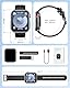 Smartwatch Herren 𝐄𝐂𝐆 𝐇𝐑𝐕 𝐁𝐥𝐮𝐭𝐳𝐮𝐜𝐤𝐞𝐫 Herzfrequenz Blutdruck: 1,97 AMOLED Touch Schwarz Gesundheitsuhr mit Schlafmonitor Schrittzähler Telefonfunktion Sportuhr Fitnessuhr iOS Android