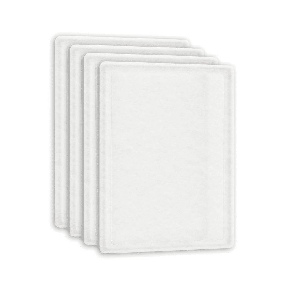TOP FILTRE - Lot de 4 Filtres G4 Compatibles VMC Double Flux SAUTER Gorner, Medven et ATLANTIC Primocosy/Primocosy HR – Dimensions 255 x 191 x 6 mm