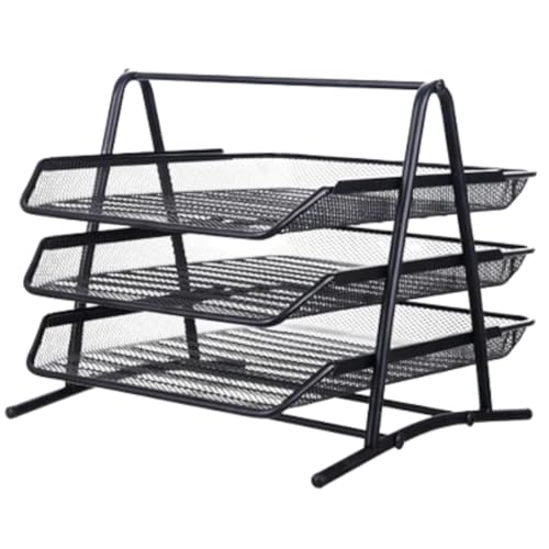 Caixa de Correspondencia De Documentos Papel Folhas A4 Tripla Articulavél Metal