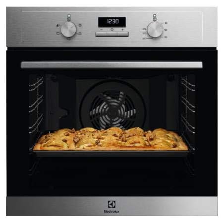 Electrolux EOH3H00X - Forno Elettrico Ventilato da 60 cm, Classe A, Inox :  Amazon.it: Grandi elettrodomestici