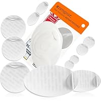 aZengear Reparaturflicken – Wasserdicht, Selbstklebend, Reiß-, Kälte- und Hitzeresistenter Polyesterstoff zur Reparatur von Daunenjacken, Steppjacken, Schneeanzügen, Schuhen, Zelten (Transparent)