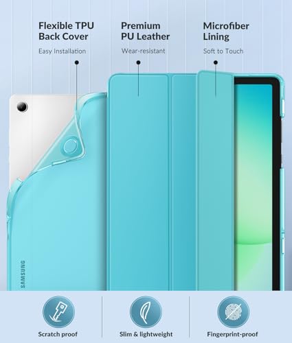 Image of MoKo Case for Samsung Galaxy Tab A11+ Plus 11 inch 2025, Azure