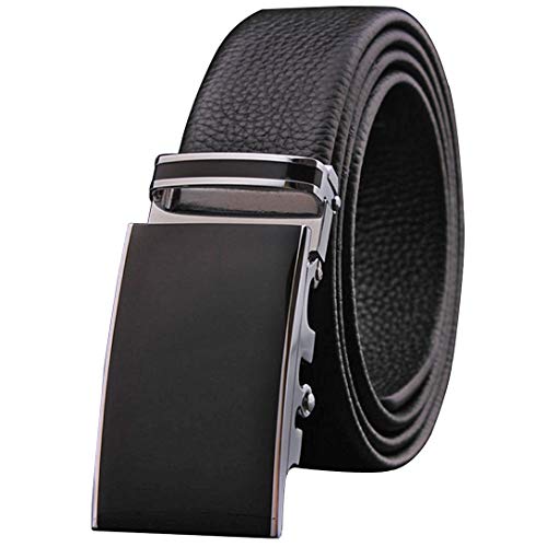 Ceinture Hommes Noir Extra Longue Automatique Coffret Cadeau