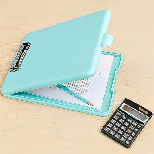 SMARTEZO Clipboard/Examboard A4 with Storage Multipurpose use for Office Student and Hospitals (Blue)