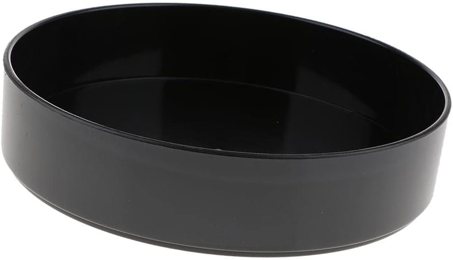 MagiDeal Plastic Round Ikebana Suiban Vase Pot Bonsai Flower Container, Black 33cm