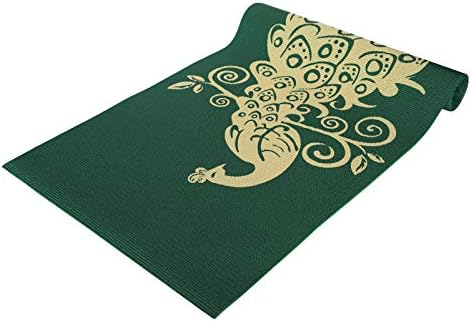 Wai Lana Yoga and Pilates Mat (Himalaya, Green)- 1/4 Inch Extra Thick Non-Slip Stylish, Latex-Free, Lightweight, Optimum Comfort